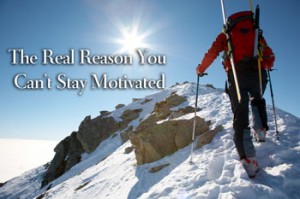 The real reason you can't stay motivated